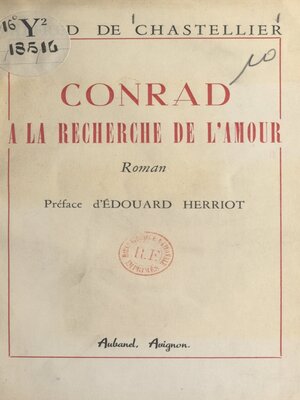 cover image of Conrad à la recherche de l'amour